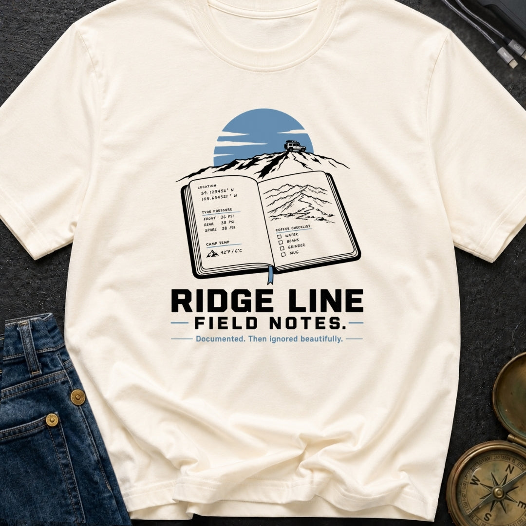 Ridge Line Field Notes - T-Shirt