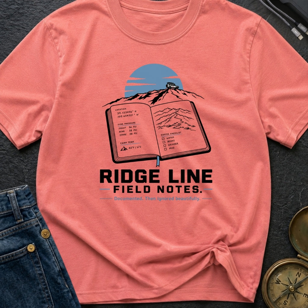Ridge Line Field Notes - T-Shirt