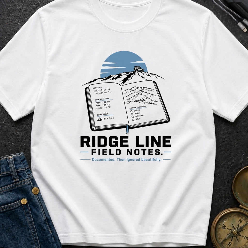 Ridge Line Field Notes - T-Shirt
