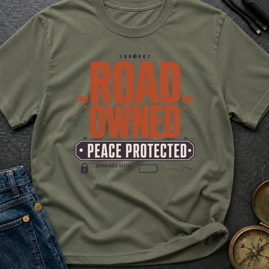 Road Owned Peace Protected - T-Shirt