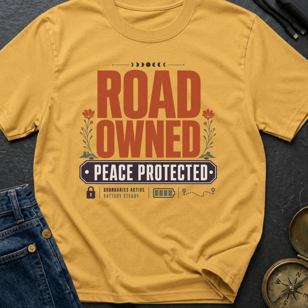 Boundaries Active Peace Protected - T-Shirt