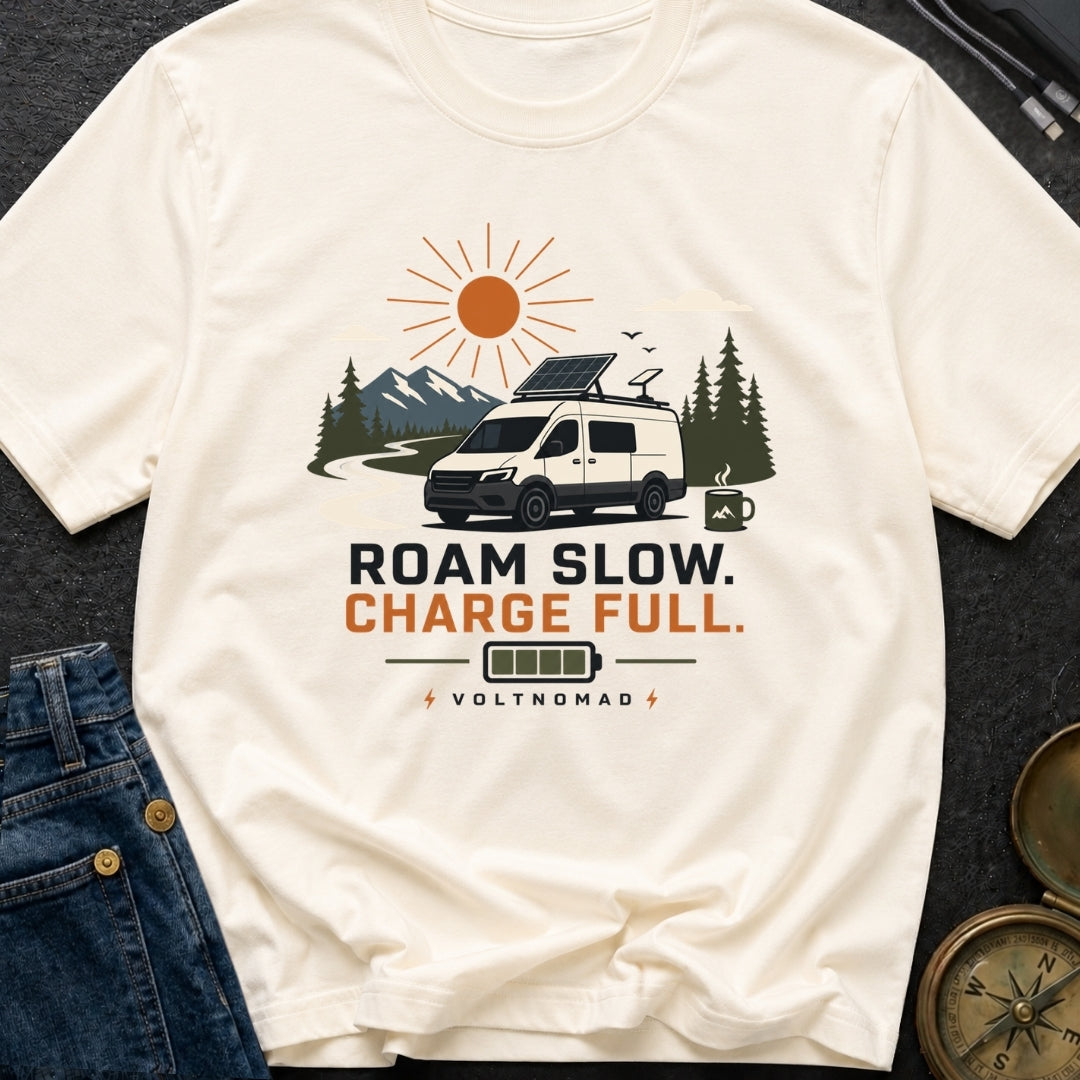 Slow Down Charge Up - T-Shirt