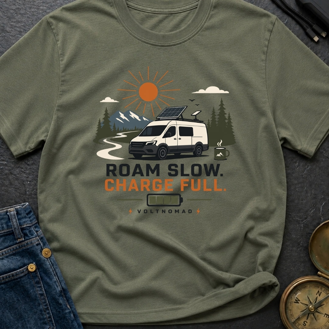 Slow Down Charge Up - T-Shirt