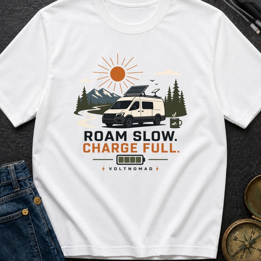 Slow Down Charge Up - T-Shirt