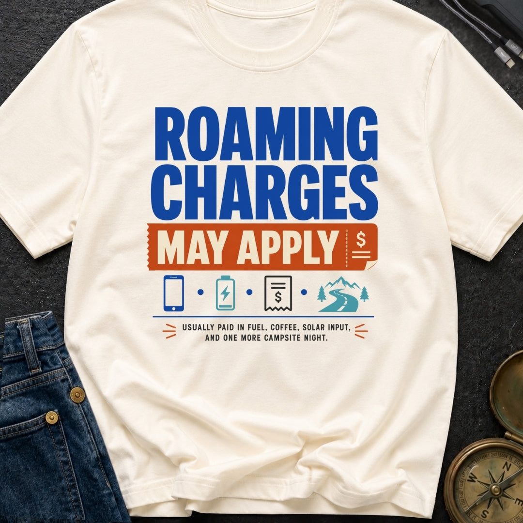 Roaming Charges May Apply - T-Shirt