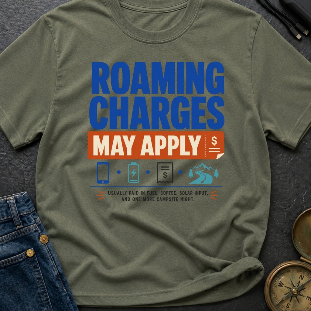Roaming Charges May Apply - T-Shirt