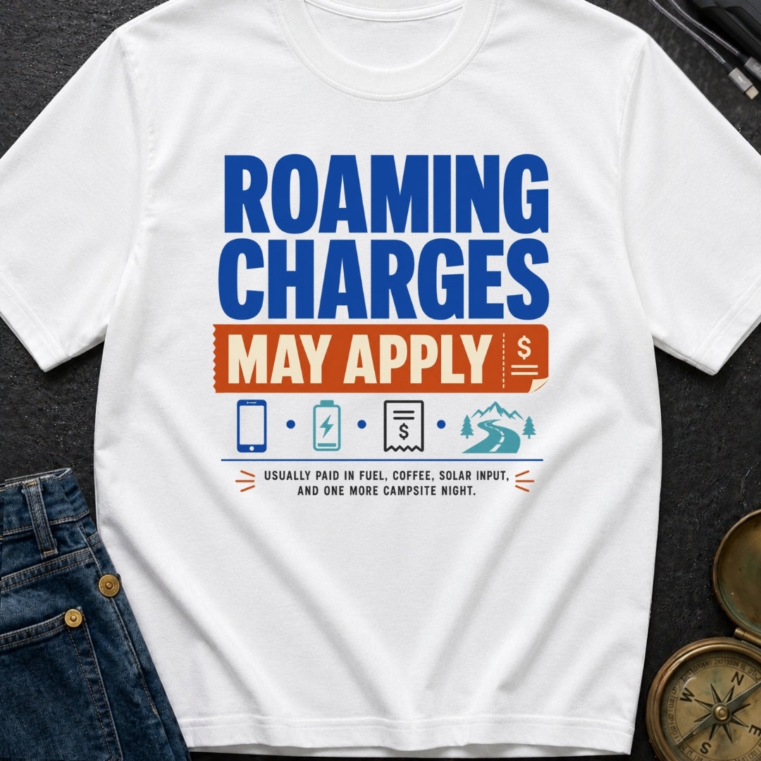 Roaming Charges May Apply - T-Shirt