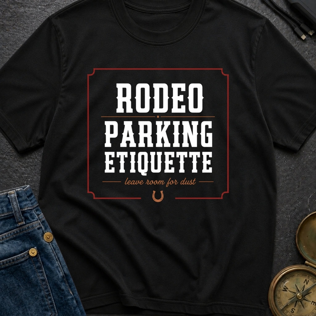 Rodeo Parking Etiquette - T-Shirt