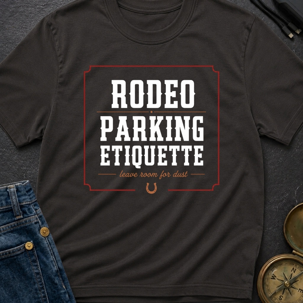 Rodeo Parking Etiquette - T-Shirt