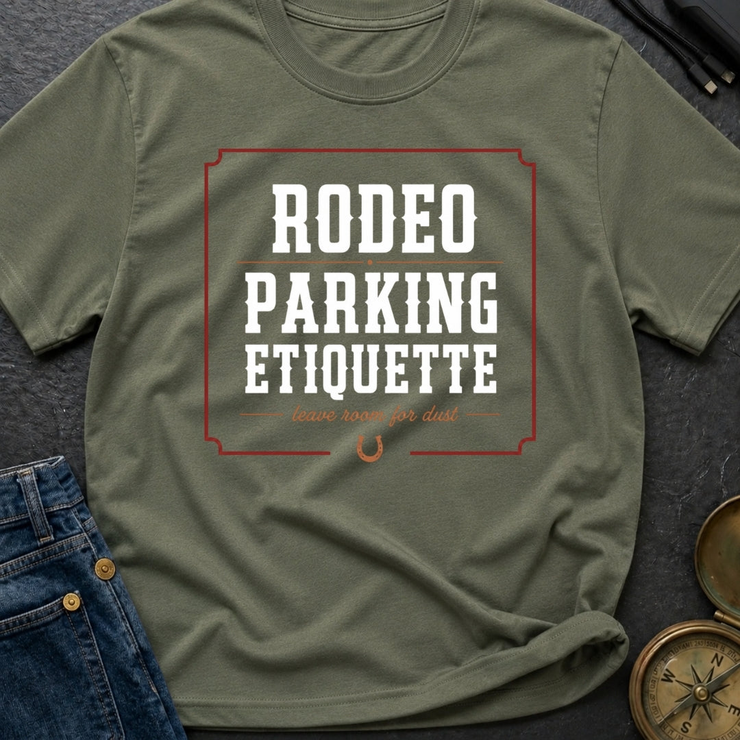 Rodeo Parking Etiquette - T-Shirt
