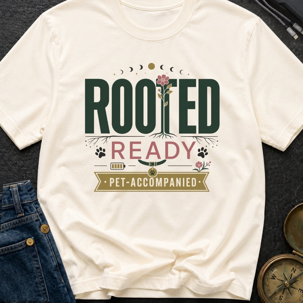 Rooted Ready Pet Accompanied - T-Shirt