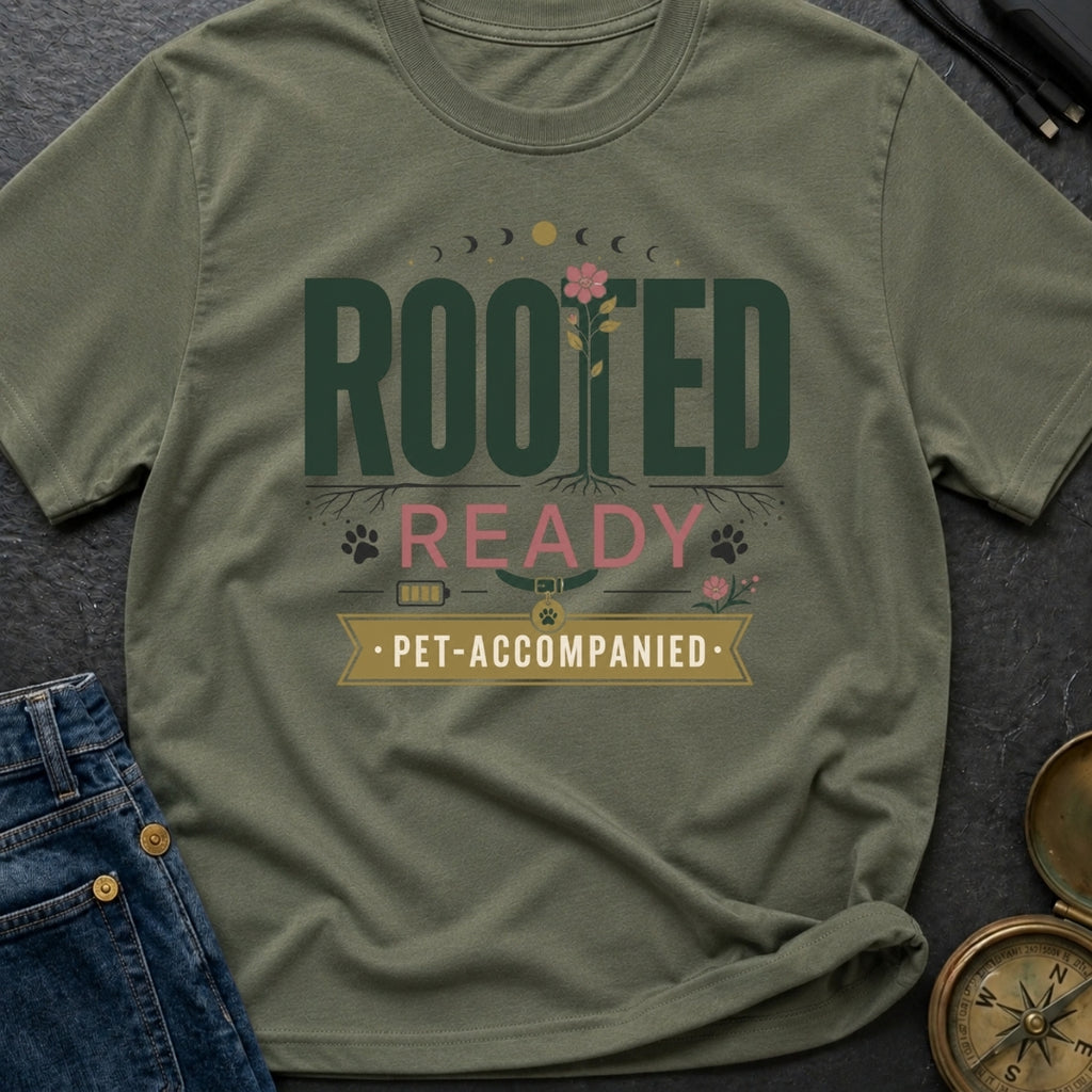 Rooted Ready Pet Accompanied - T-Shirt