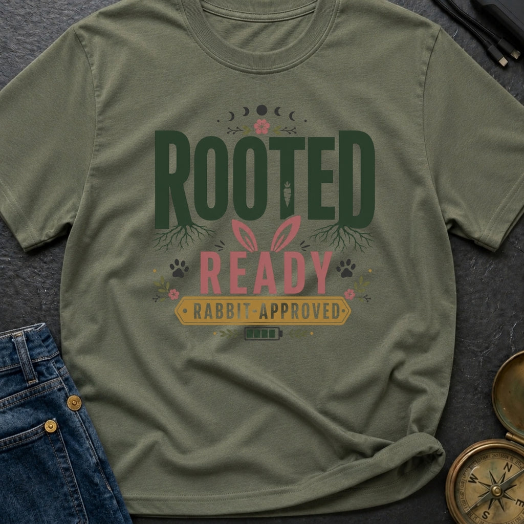 Rooted Ready Rabbit Approved - T-Shirt