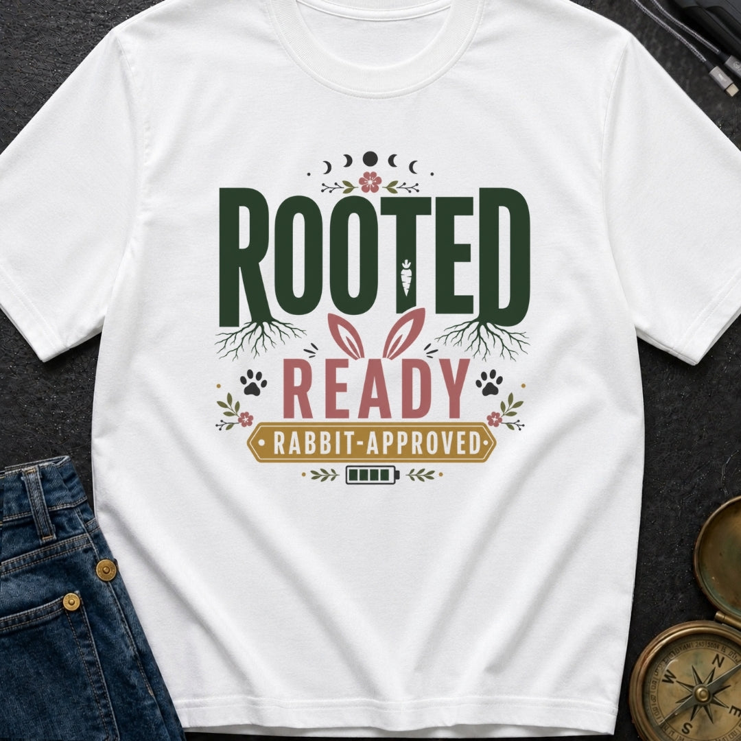 Rooted Ready Rabbit Approved - T-Shirt
