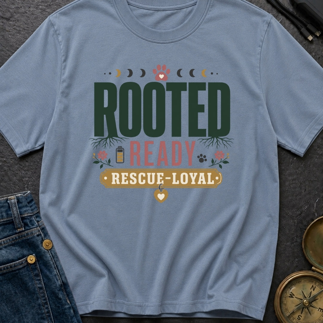 Rooted Ready Rescue Loyal - T-Shirt
