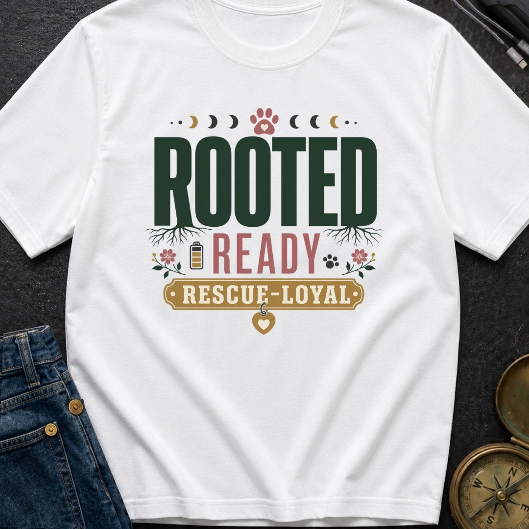 Rooted Ready Rescue Loyal - T-Shirt