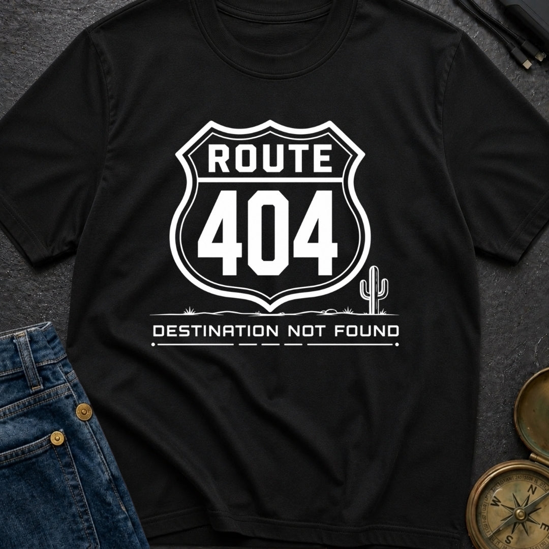 Route 404 Not Found - T-Shirt