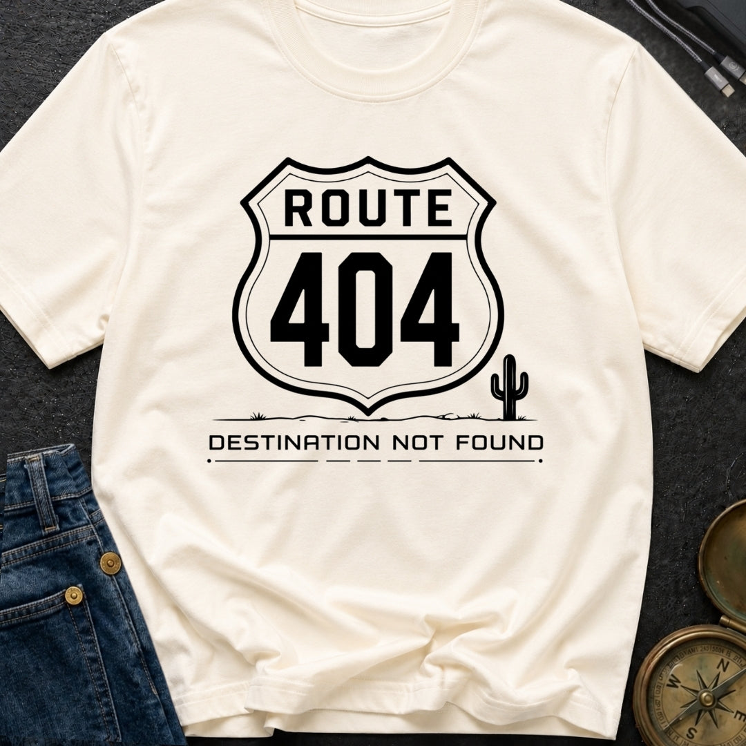 Route 404 Not Found - T-Shirt
