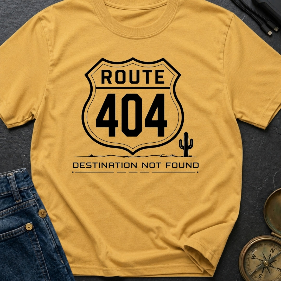 Route 404 Not Found - T-Shirt