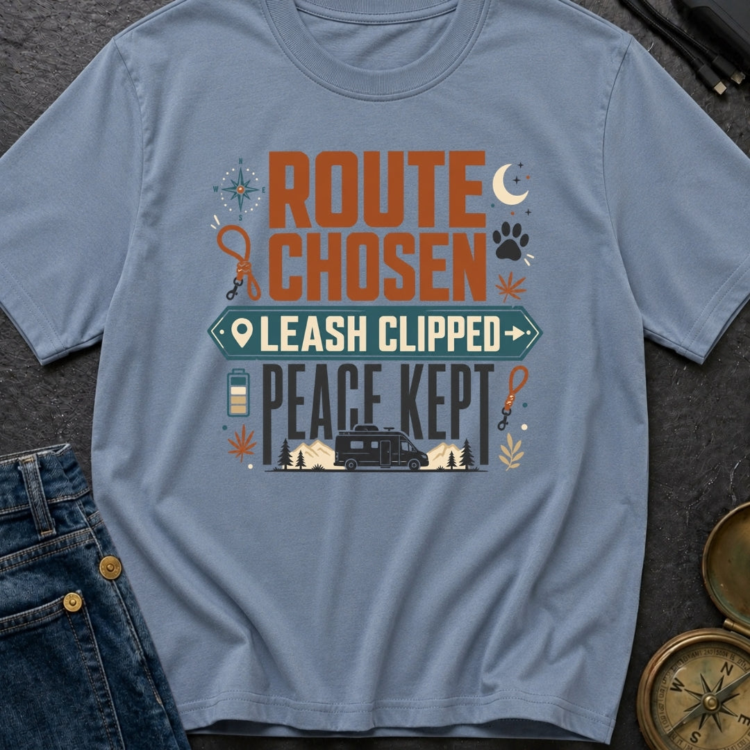 Leash Clipped Peace Kept - T-Shirt