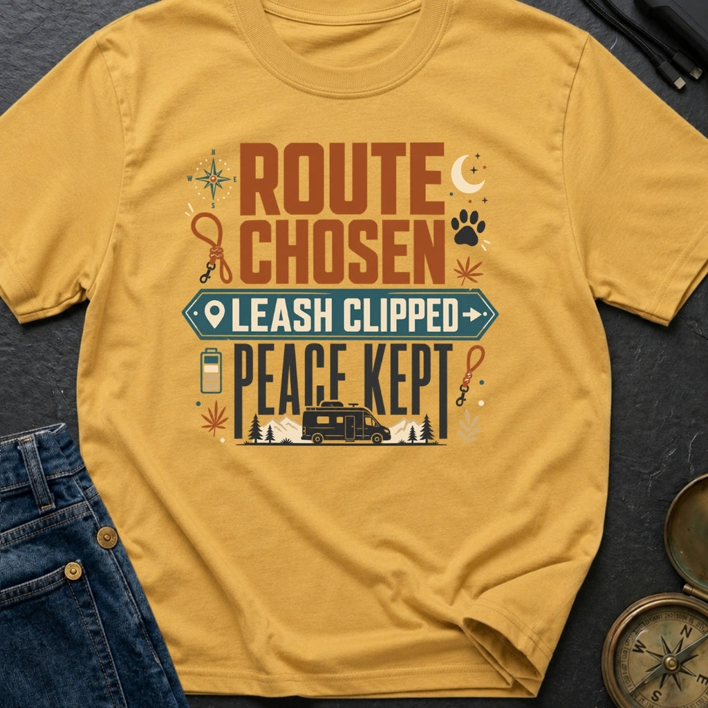 Leash Clipped Peace Kept - T-Shirt