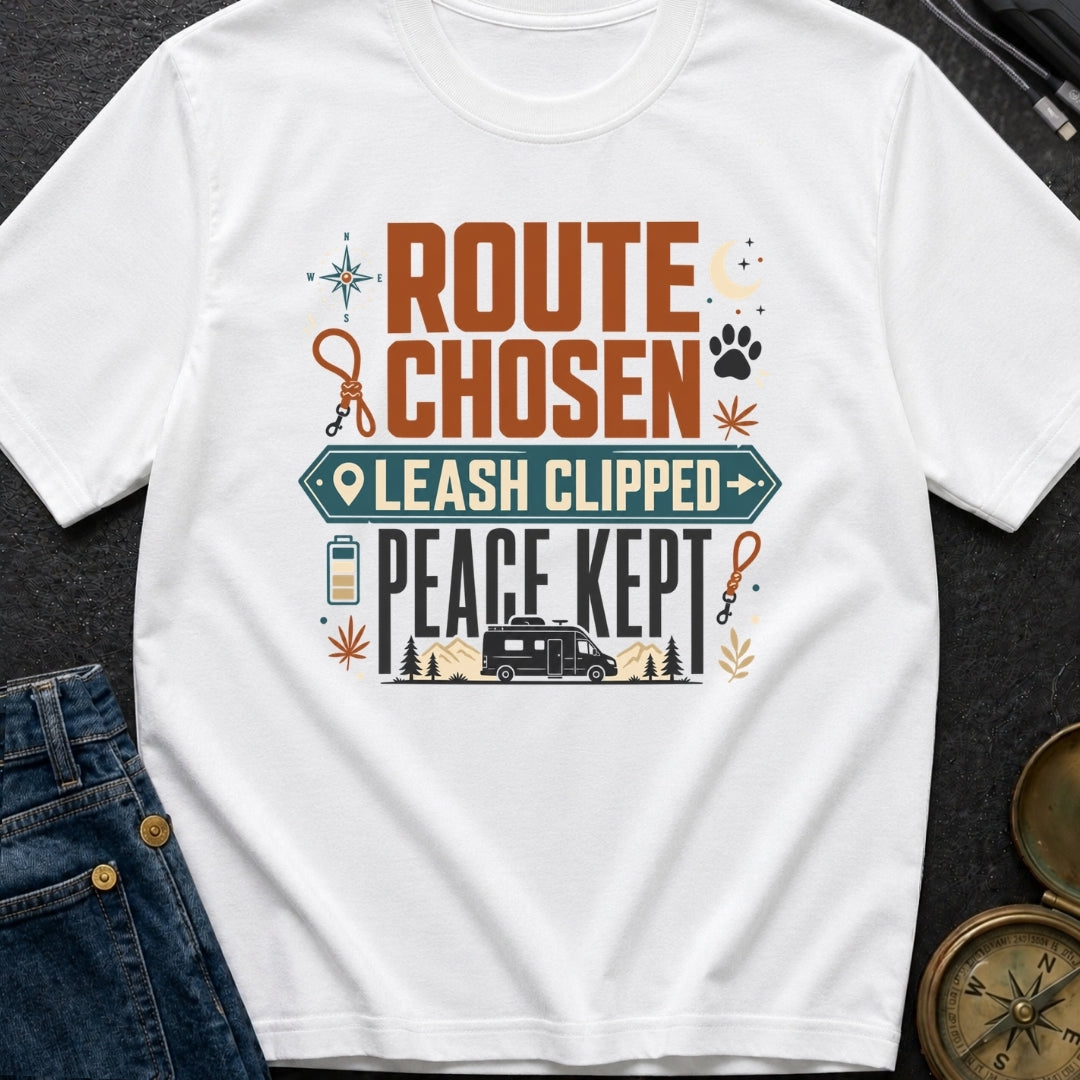 Leash Clipped Peace Kept - T-Shirt