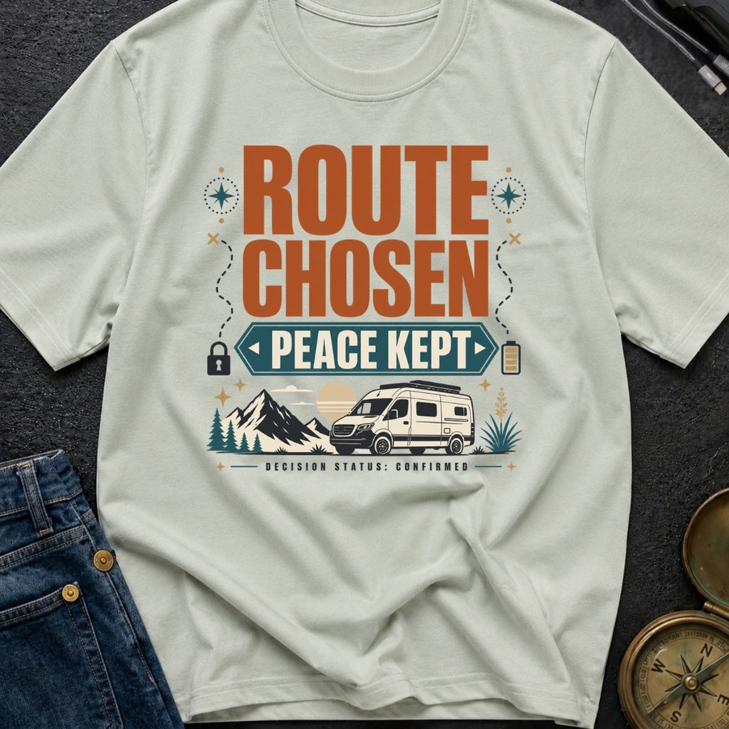 Route Chosen Peace Kept - T-Shirt