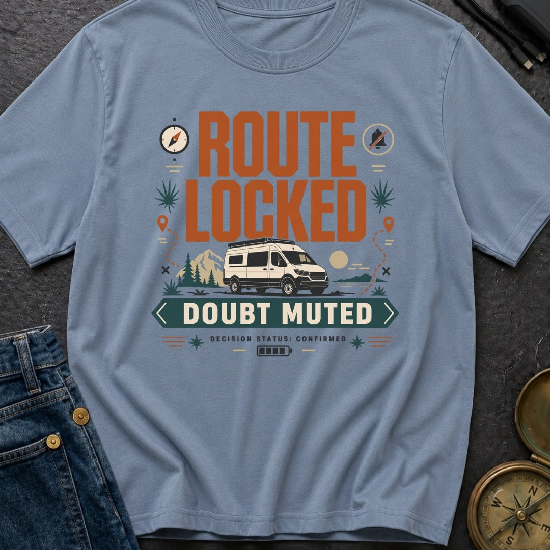 Route Locked Doubt Muted - T-Shirt