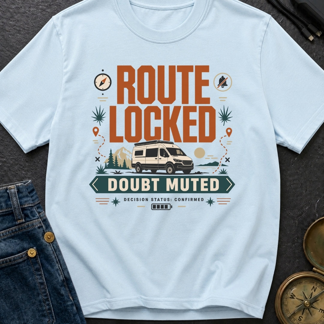 Route Locked Doubt Muted - T-Shirt