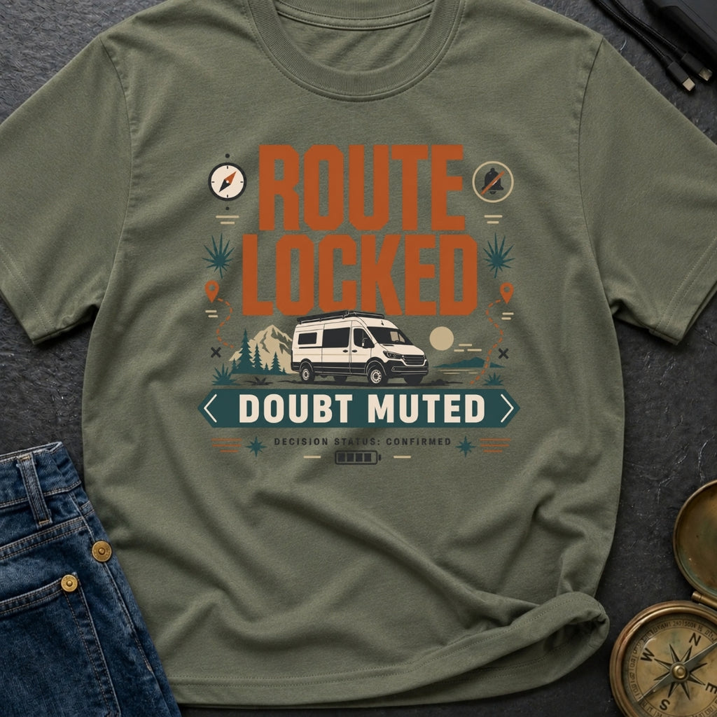 Route Locked Doubt Muted - T-Shirt