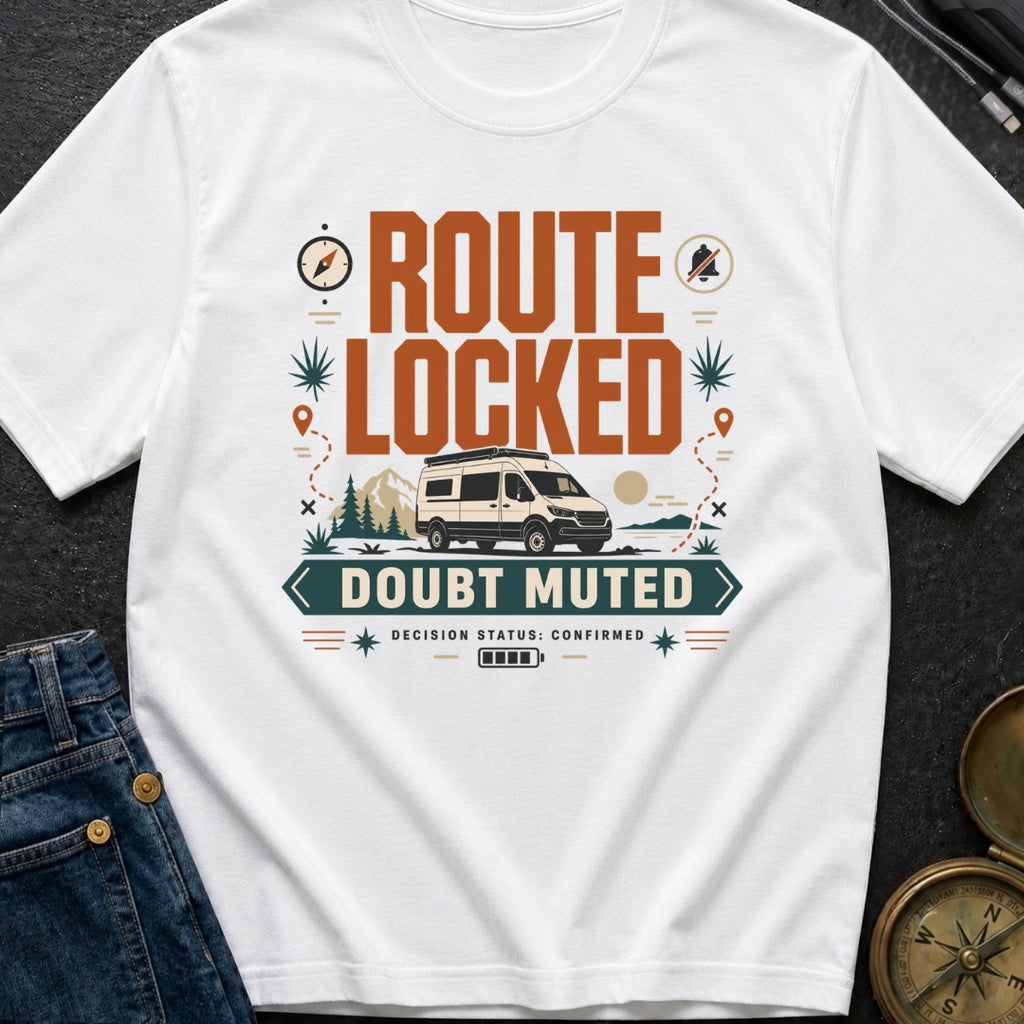 Route Locked Doubt Muted - T-Shirt