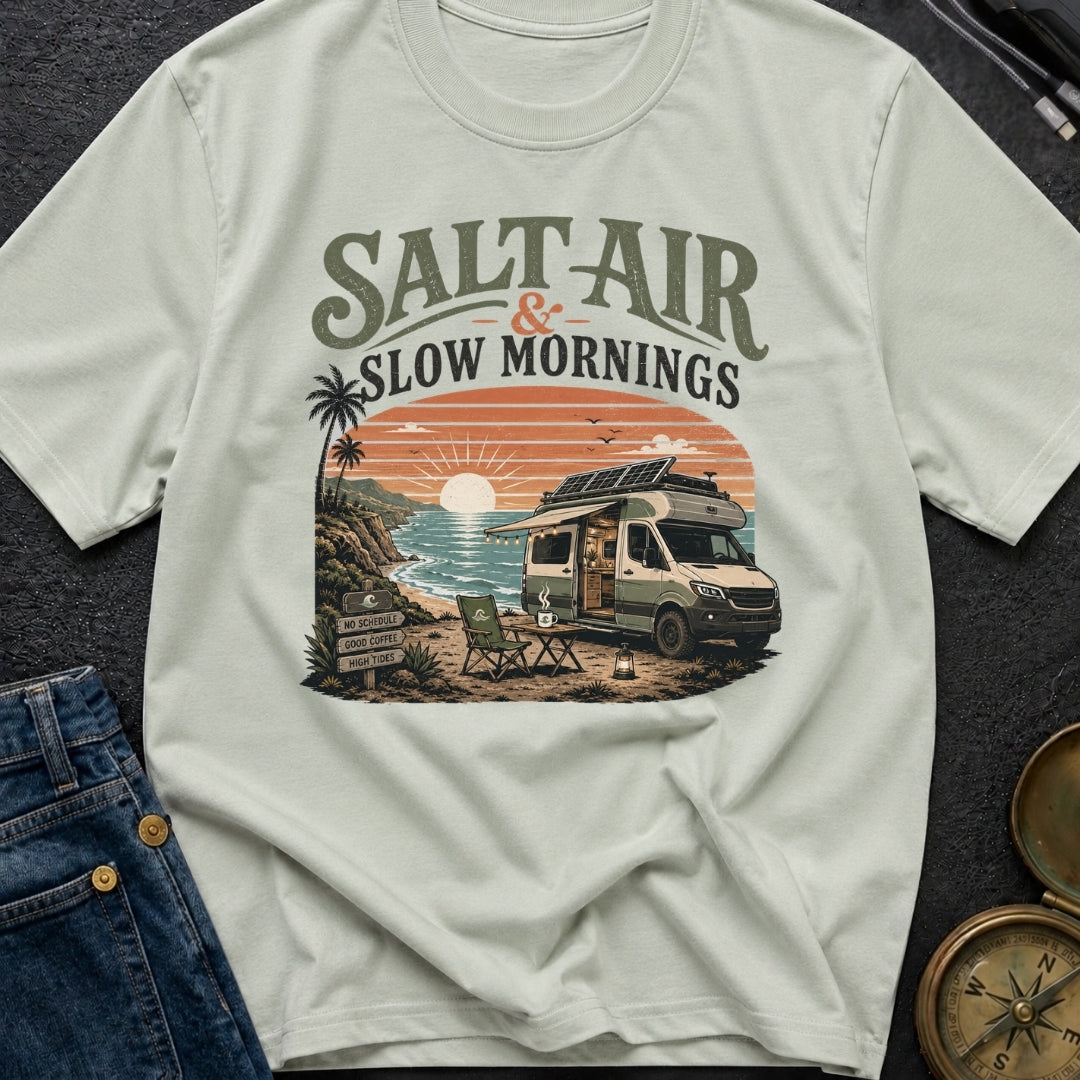 Sunrise Sips & Sea - T-Shirt
