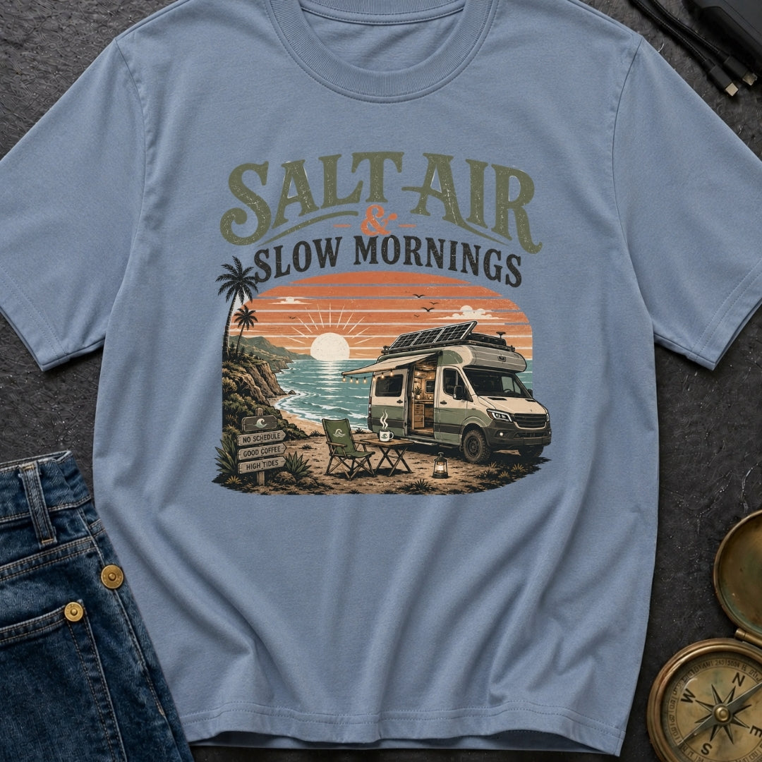 Sunrise Sips & Sea - T-Shirt