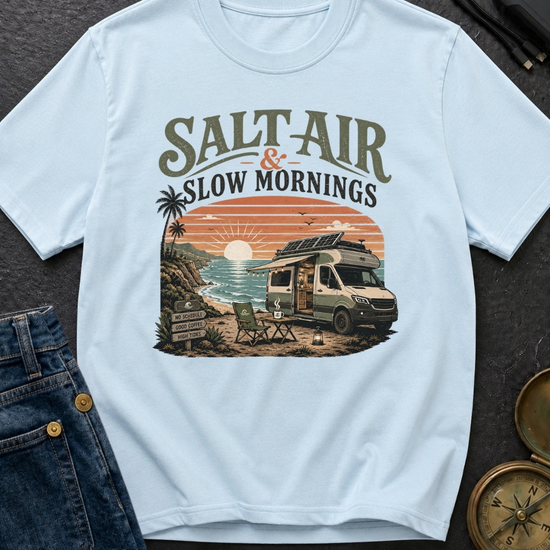 Sunrise Sips & Sea - T-Shirt