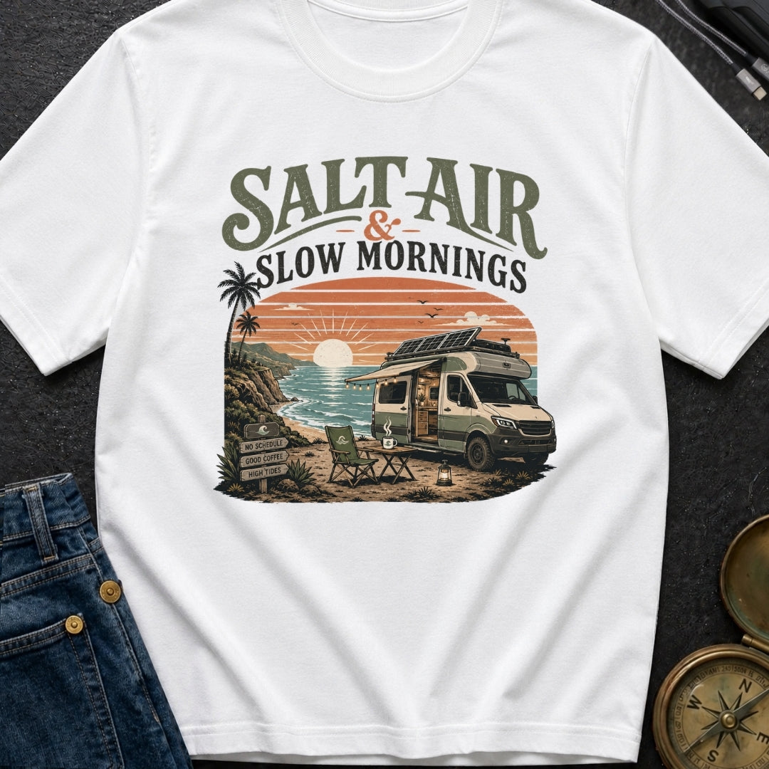 Sunrise Sips & Sea - T-Shirt