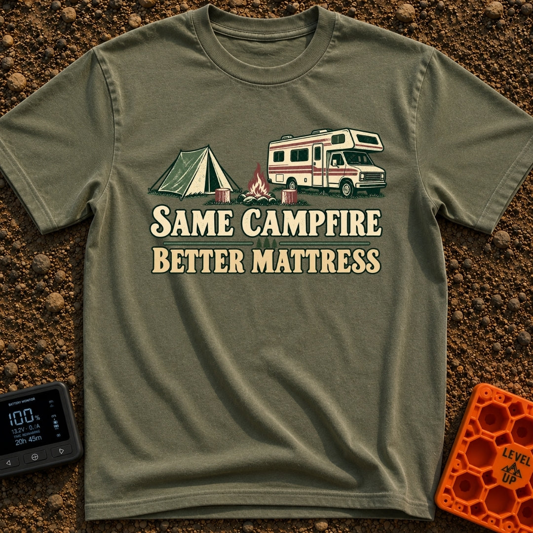Same Campfire Different View - T-Shirt