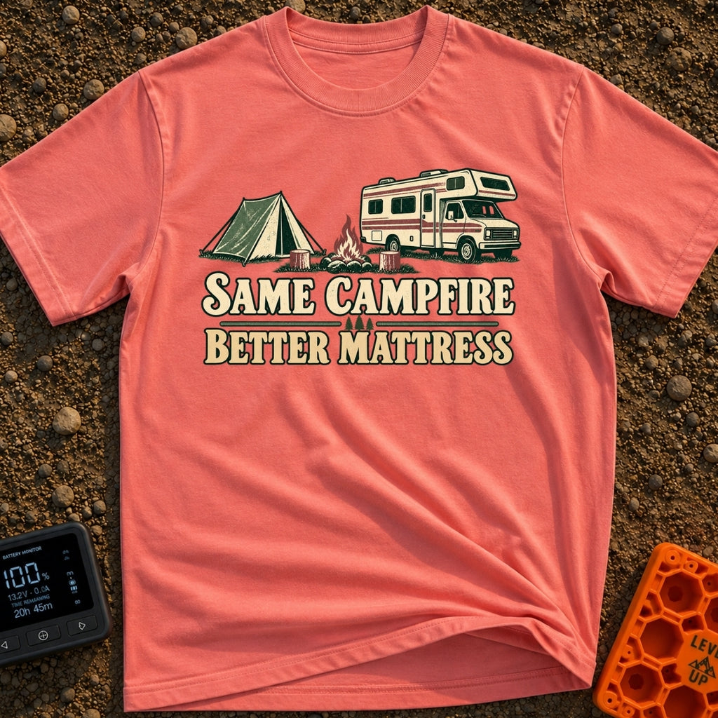 Same Campfire Different View - T-Shirt