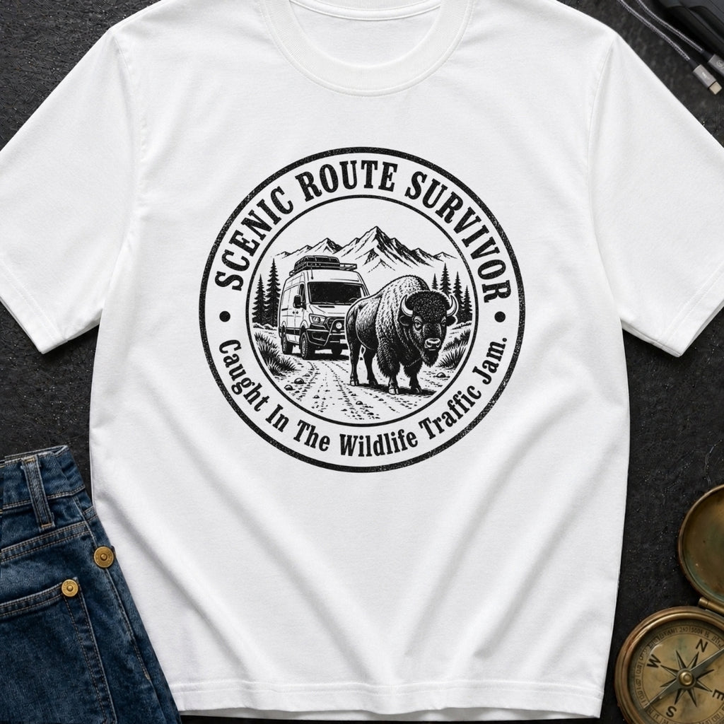 Survived The Scenic Route - T-Shirt