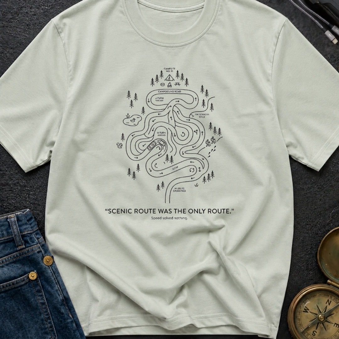 Scenic Route By Default - T-Shirt