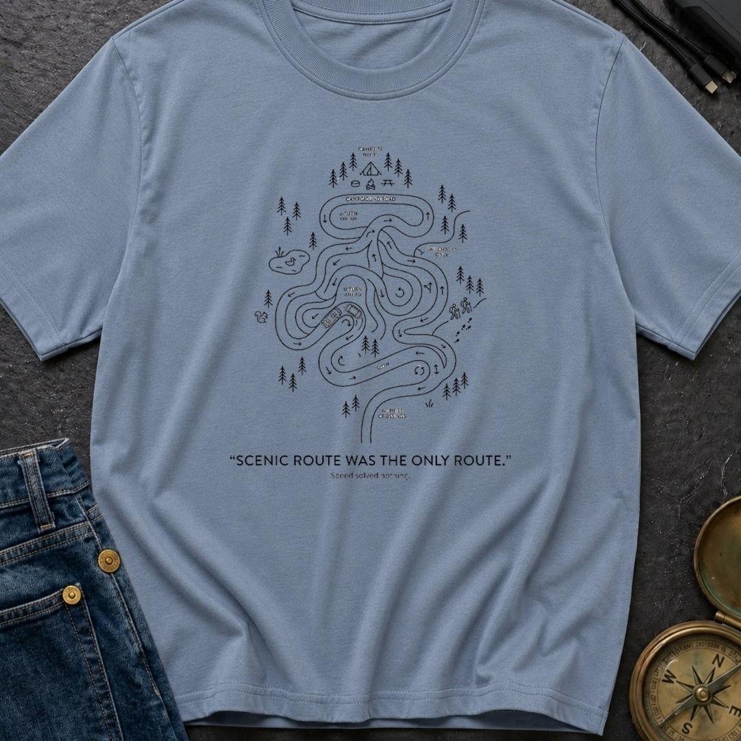 Scenic Route By Default - T-Shirt
