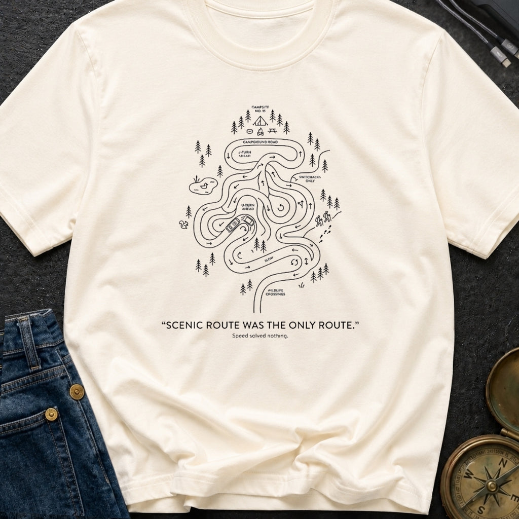 Scenic Route By Default - T-Shirt