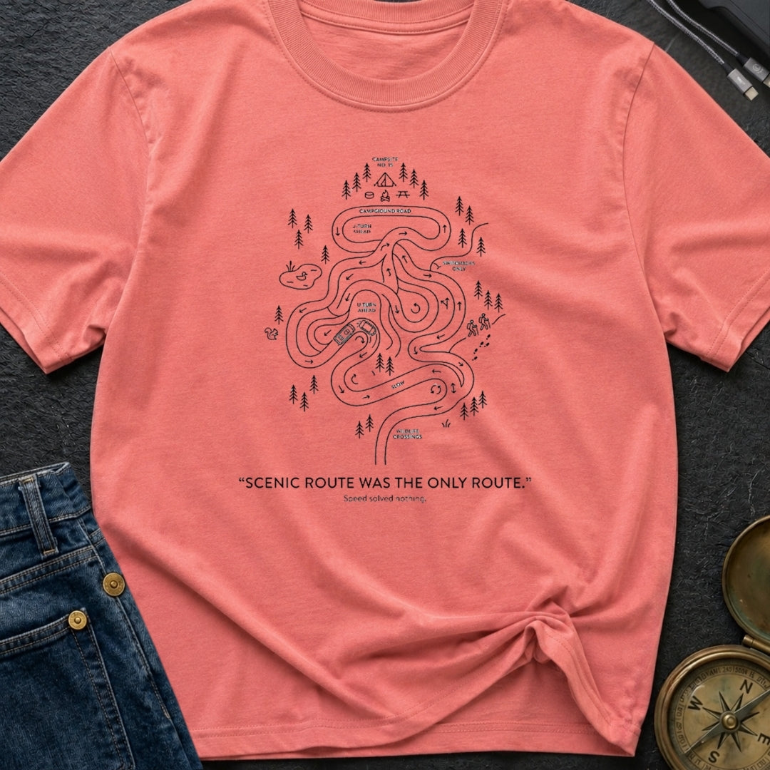 Scenic Route By Default - T-Shirt