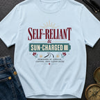 Self Reliant And Sun Charged - T-Shirt