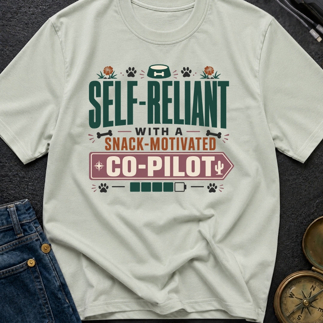 Snack Motivated Co Pilot - T-Shirt