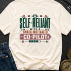 Snack Motivated Co Pilot - T-Shirt