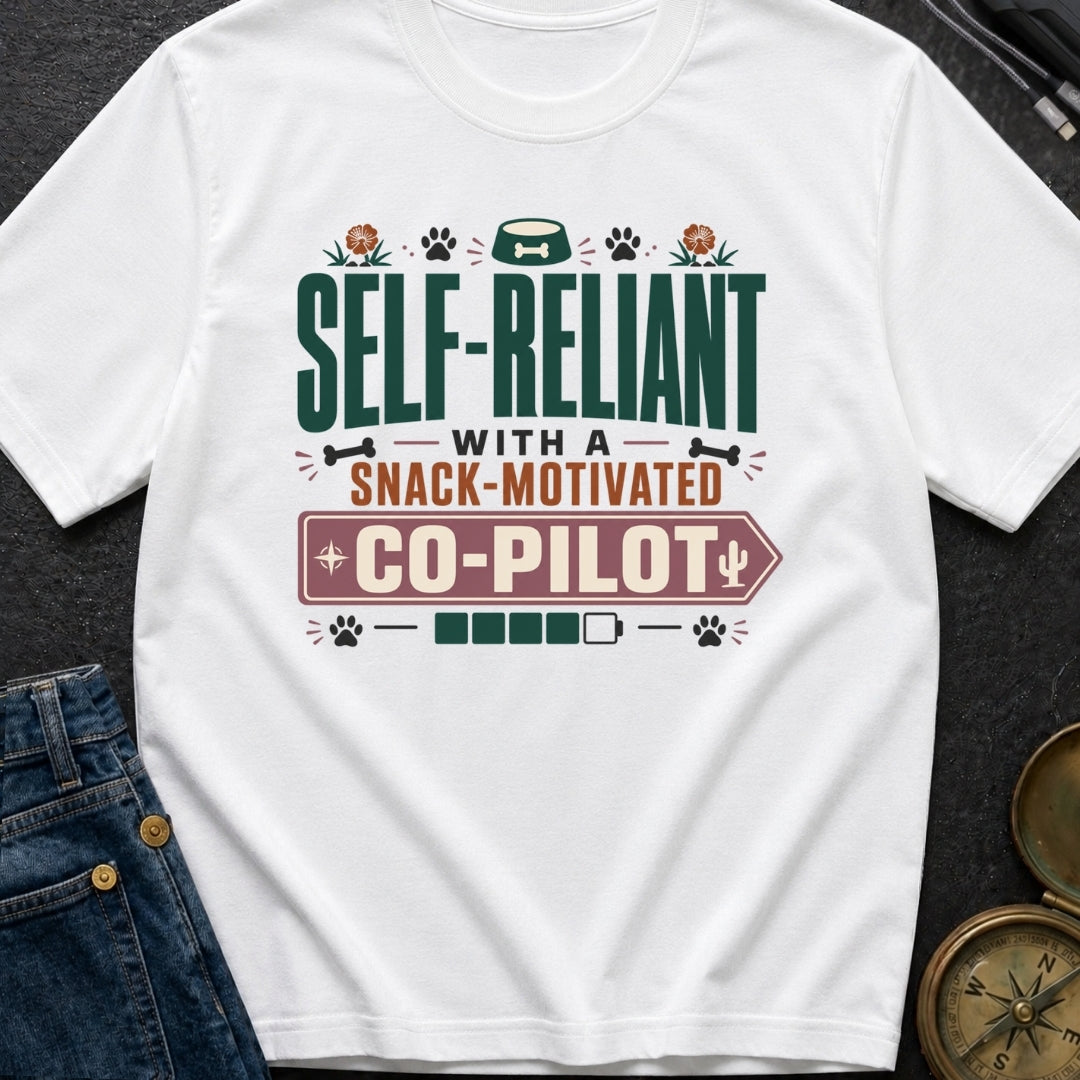 Snack Motivated Co Pilot - T-Shirt