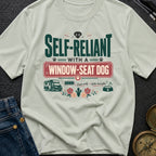 Self Reliant With A Window Seat Dog - T-Shirt