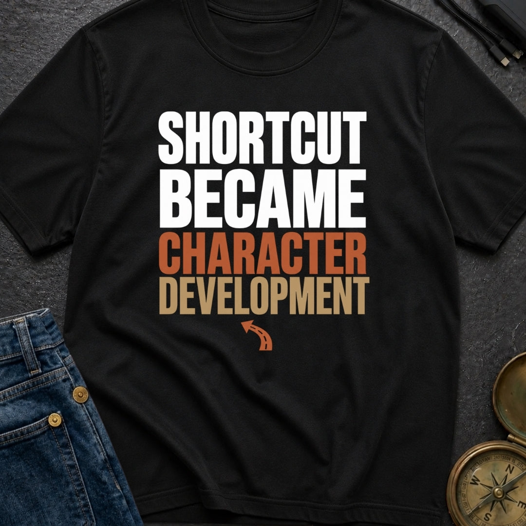 Shortcut Became Character Development - T-Shirt
