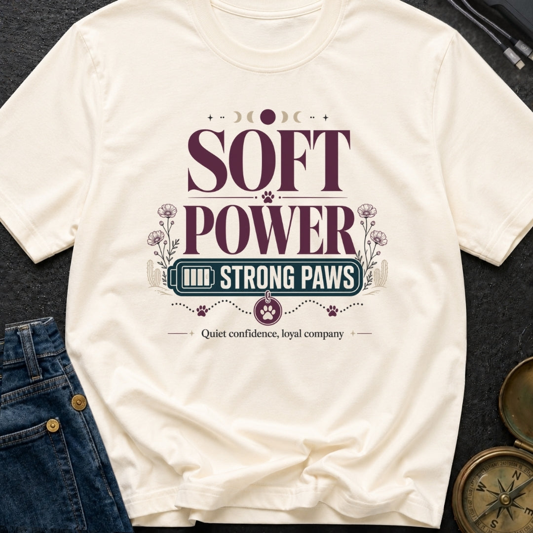 Soft Power Strong Paws - T-Shirt