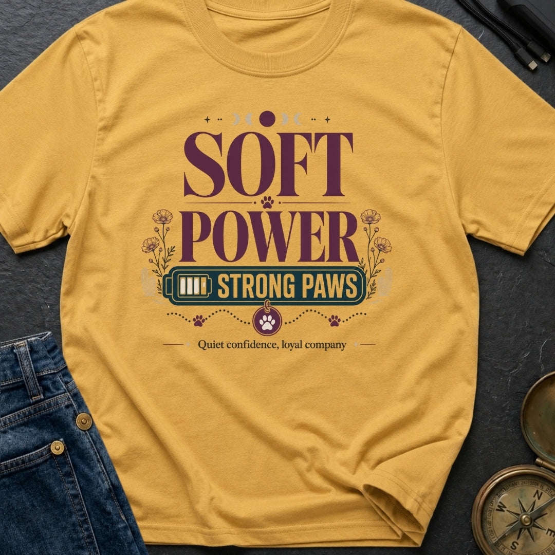 Soft Power Strong Paws - T-Shirt
